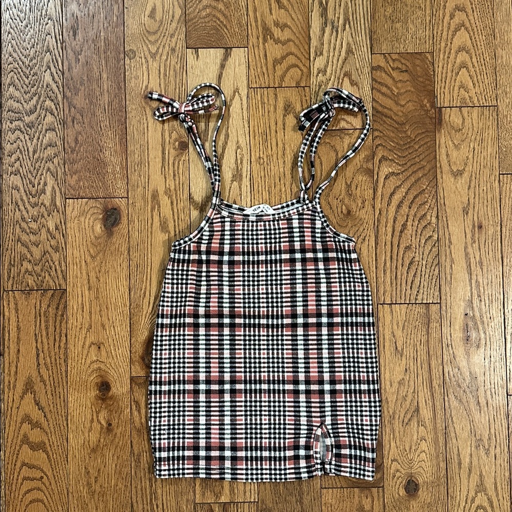 Mini skirt overalls!